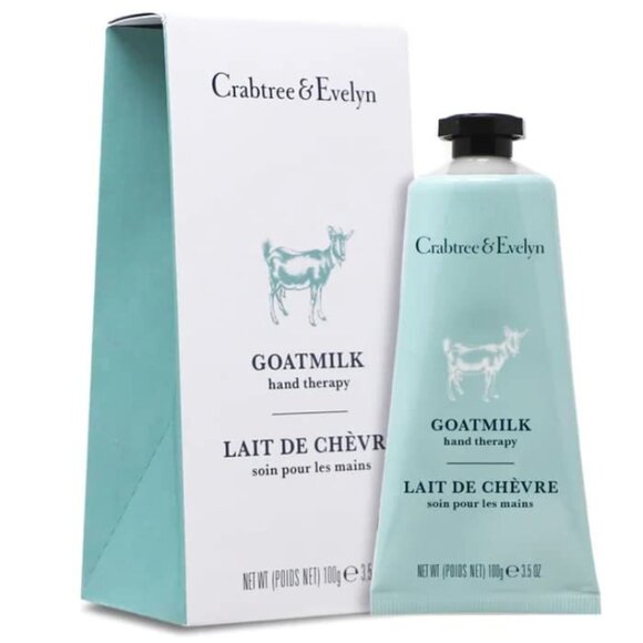 Crabtree & Evelyn Goat Milk Hand Therapy Cream, 3.5 oz - Moisturizer Dry Skin - Picture 1 of 4